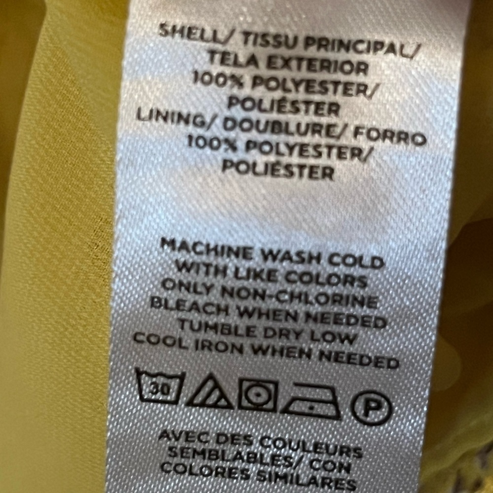 Ann Taylor Yellow and Purple Paisley Blouse - Picture 6 of 7